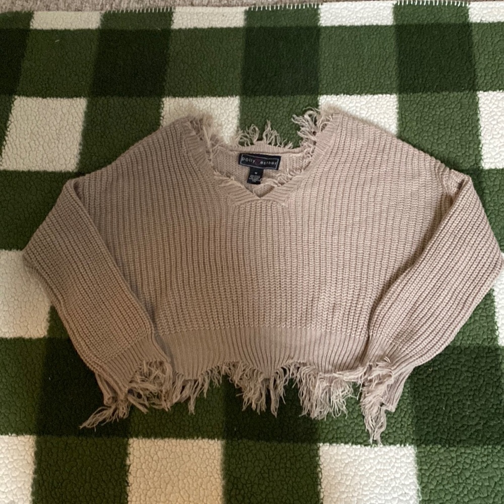 Polly&Esther knitted crop top